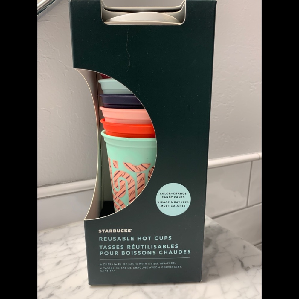 Starbucks 2020 Color Changing Cups Set of 6
